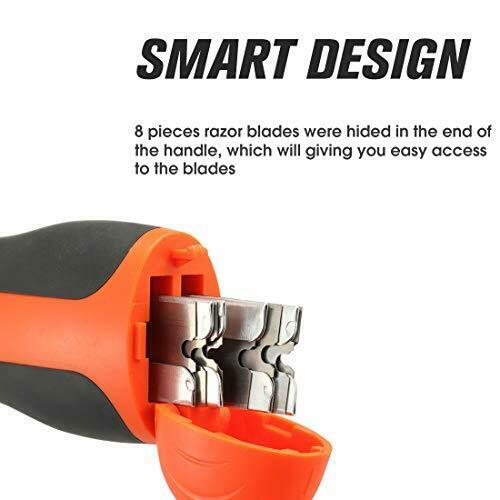 Multi-purpose Mini Razor Scraper Set with Extra 20-Piece Blades, Home - Fresh Stock Dated February 2026