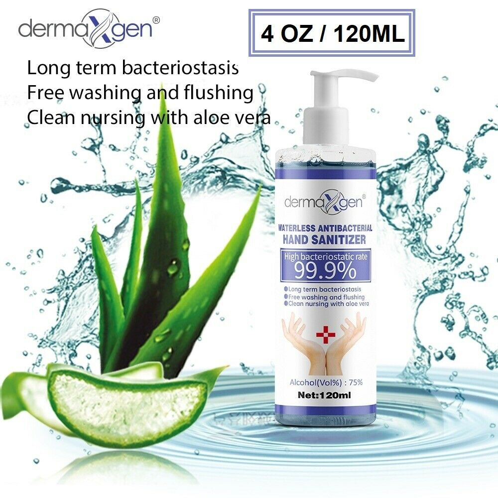 LOT 96 Hand Sanitizer Gel Natural Instant Advanced Kills 99.9%Germs 120 ML/BIG - Fresh Stock Dated February 2026