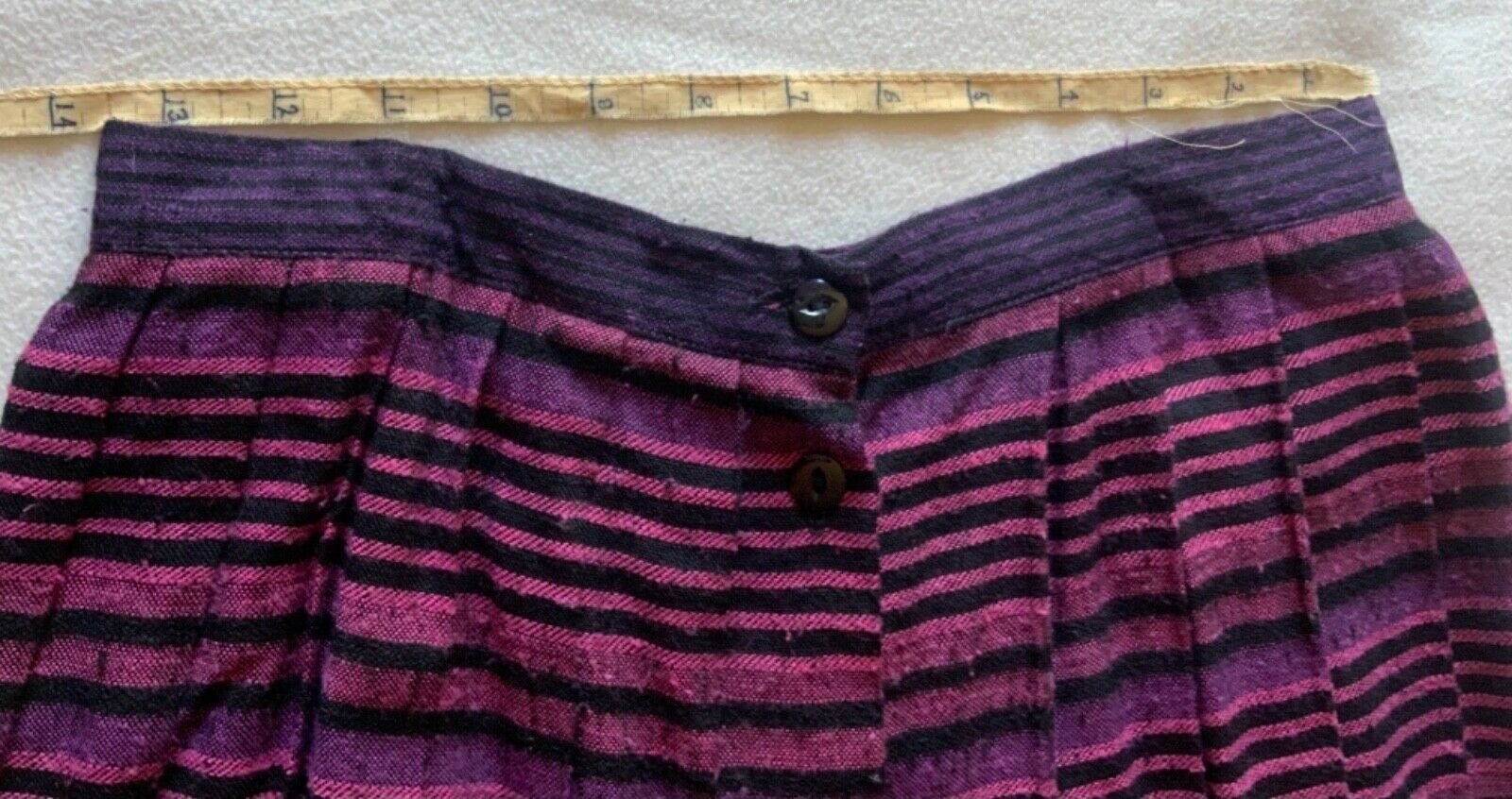 Vintage striped accordion pleat skirt by Counterparts. - Fresh Stock Dated December 2025