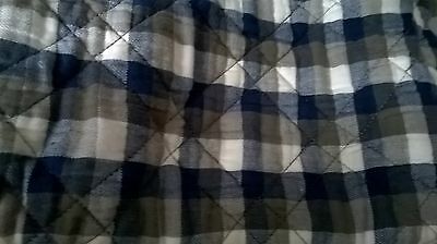 New Pottery Barn Kids Gavin NAVY Standard SHAM plaid - Fresh Stock Dated December 2025