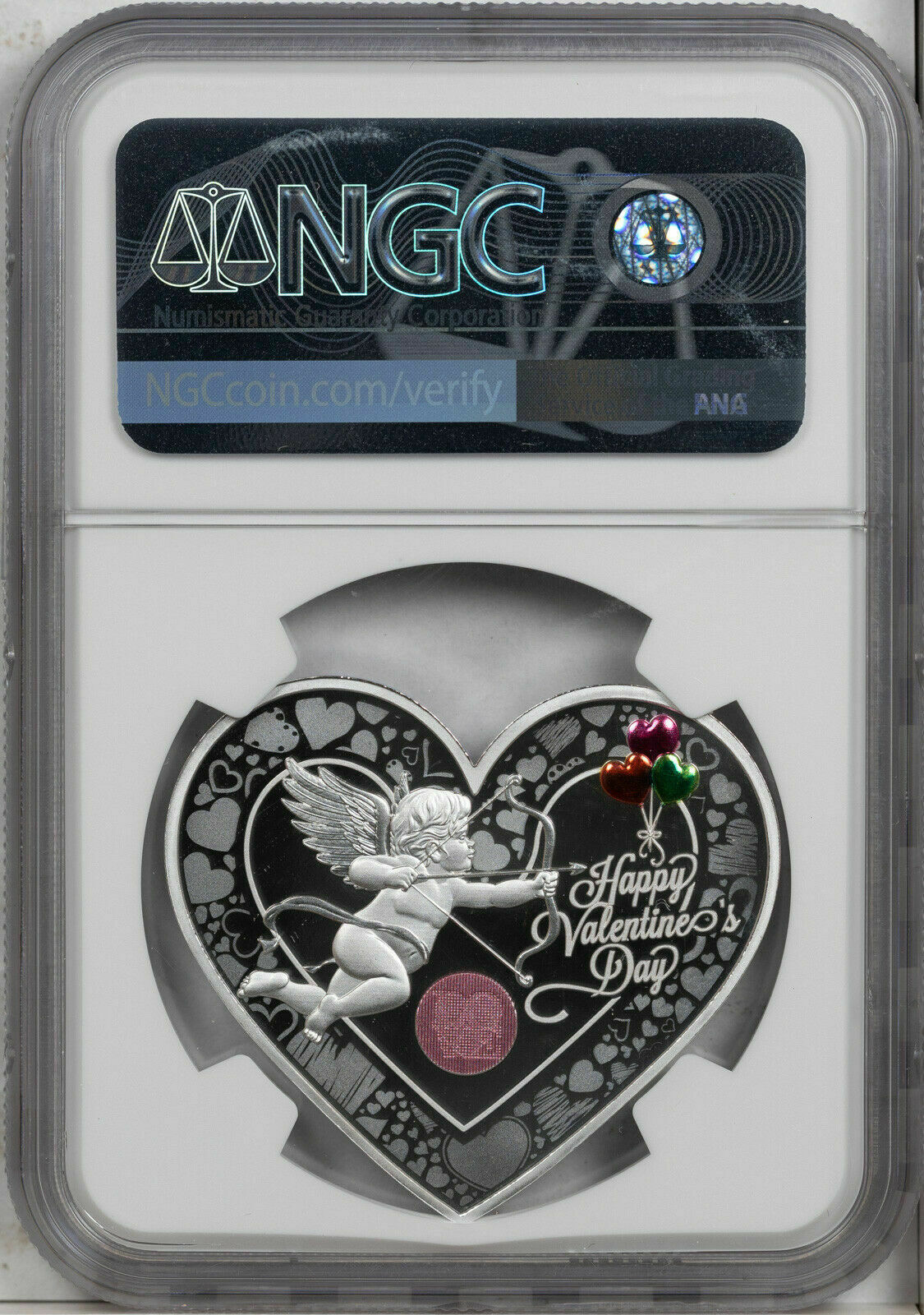 2019 CHINA 25g SILVER VALENTINES DAY-PANDA NGC PF 70 ULTRA CAM FINEST KNOWN - Fresh Stock Dated February 2026