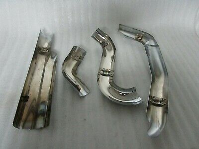 09-16 Harley Davidson Touring OEM Chrome Exhaust Heat Shields - Fresh Stock Dated February 2026