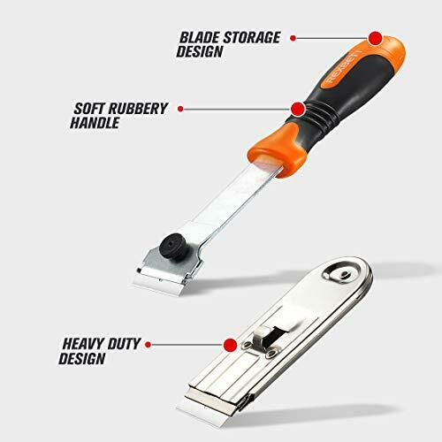 Multi-purpose Mini Razor Scraper Set with Extra 20-Piece Blades, Home - Fresh Stock Dated February 2026