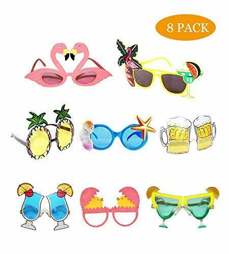 Funny Sunglasses,Novelty Party Sunglasses, Creative Funny Sunglasses, White - Fresh Stock Dated February 2026