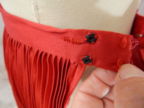 Stunning Vintage Valentino Boutique Skirt~Deep Ruby Red Accordion Pleated Small - Fresh Stock Dated February 2026