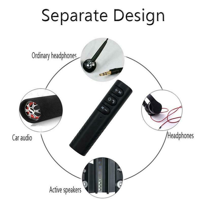 Wireless Bluetooth Receiver 3.5mm aux FOR HEADPHONES Stereo Music Car Adapter - Fresh Stock Dated February 2026