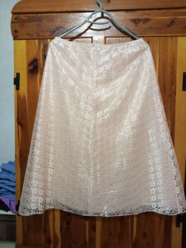 Vintage Lace Skirt Pink S - Fresh Stock Dated February 2026