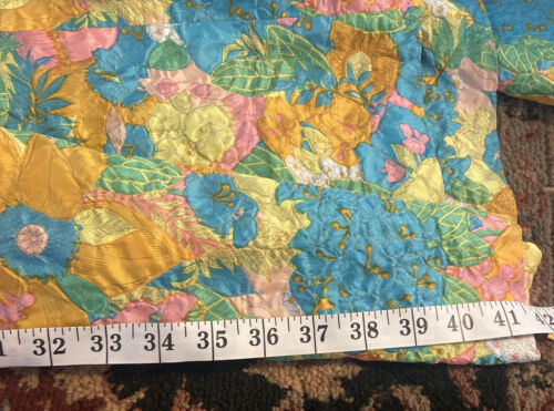 Vintage  Floral maxi Skirt w/ scarf/ sash 1970s mod Crinkle Fabric 25” Waist (2) - Fresh Stock Dated December 2025