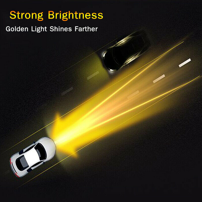 New Arrival 36W 3800LM Yellow COB H7 LED Headlight Bulb For Suzuki GSXR600 04-07 - Fresh Stock Dated February 2026