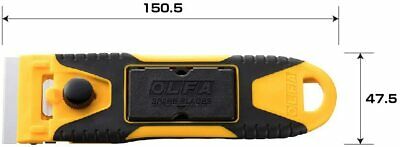 OLFA Japan 232B (GSR-2) G-Scraper Slim (40mm Blade Width) - Fresh Stock Dated February 2026