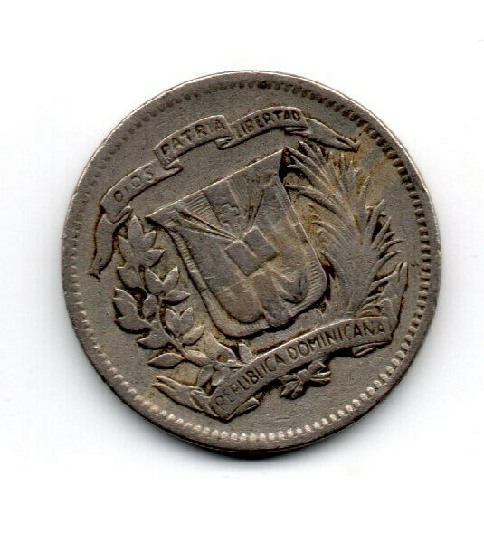 Dominican Republic 1967, Liberty facing left, 2 1/2 grams, 10 cents - Fresh Stock Dated December 2025