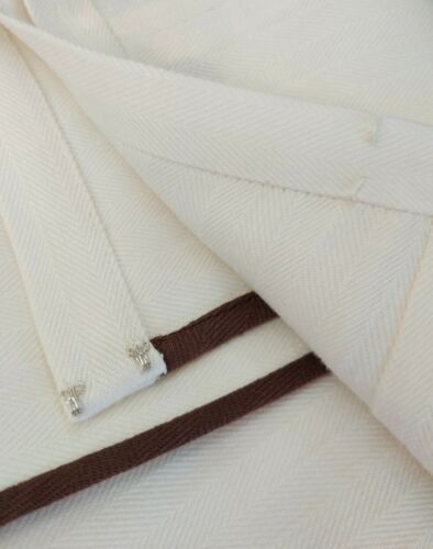 Vintage Valentino Boutique Linen Pearl Skirt 12 - Fresh Stock Dated February 2026