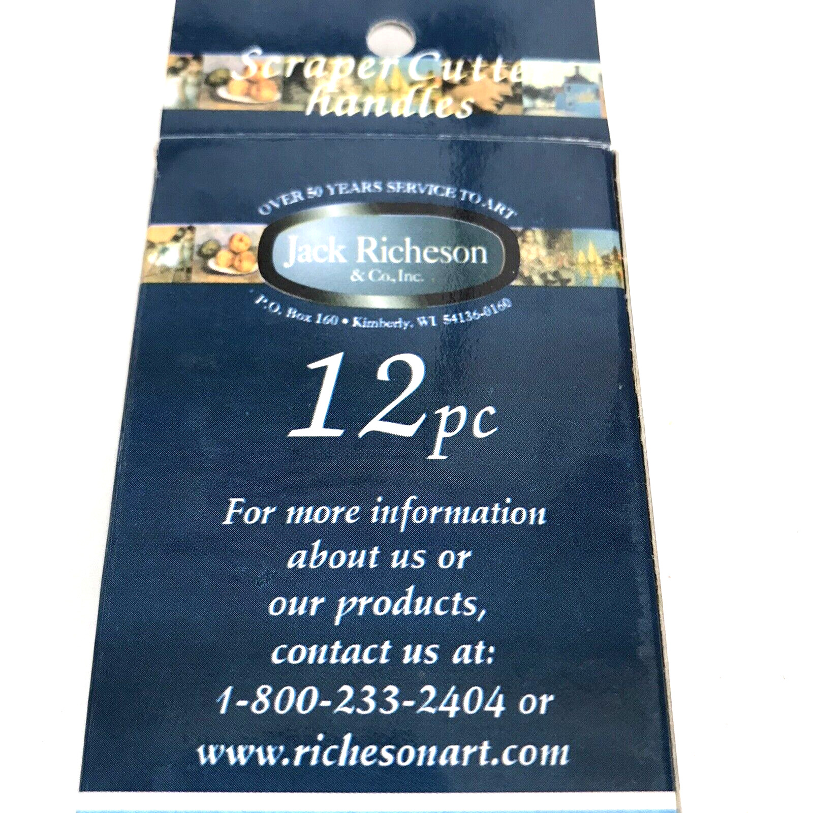 12 Jack Richeson Scraper Cutter Replacement Handles For Scraperfoils & Clay NEW - Fresh Stock Dated February 2026