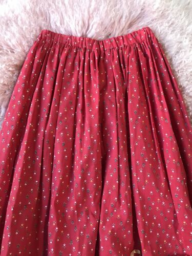 Vtg 1970's Heart & Lace Homespun Prairie Gunne Sax Style Maxi Skirt Small Medium - Fresh Stock Dated February 2026