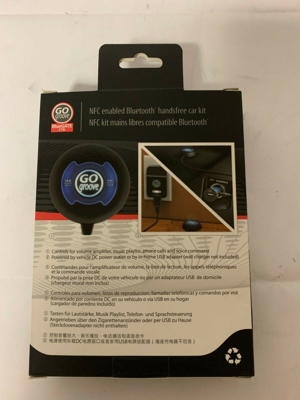 GOgroove BlueGATE CTR Bluetooth Car Kit - Fresh Stock Dated February 2026