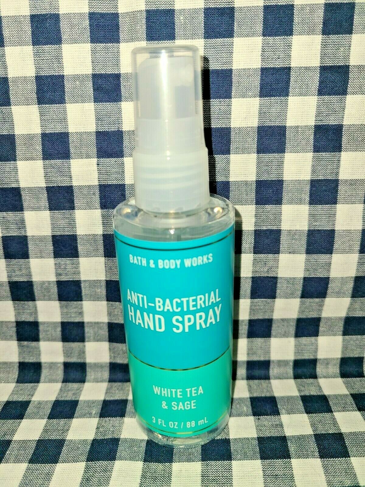 2-Pack White Tea & Sage NEW Anti-Bacterial Spray Sanitizer Bath & Body Works - Fresh Stock Dated December 2025