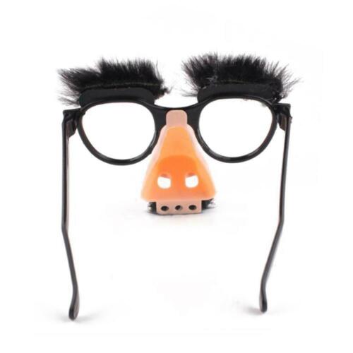 Halloween Fun Eyeglasses Big Nose with Black Moustache Eyebrow Party Costumes - Fresh Stock Dated February 2026