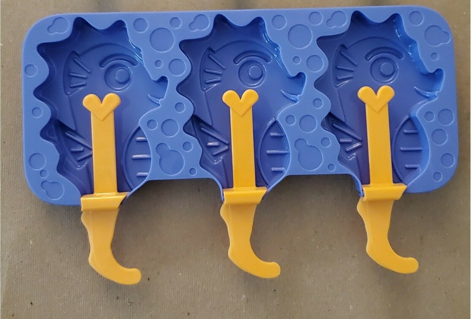 New Cool Gear Make Your Own Ice Pops Popsicle Mold Seahorse & Mermaid Set Summer - Fresh Stock Dated February 2026