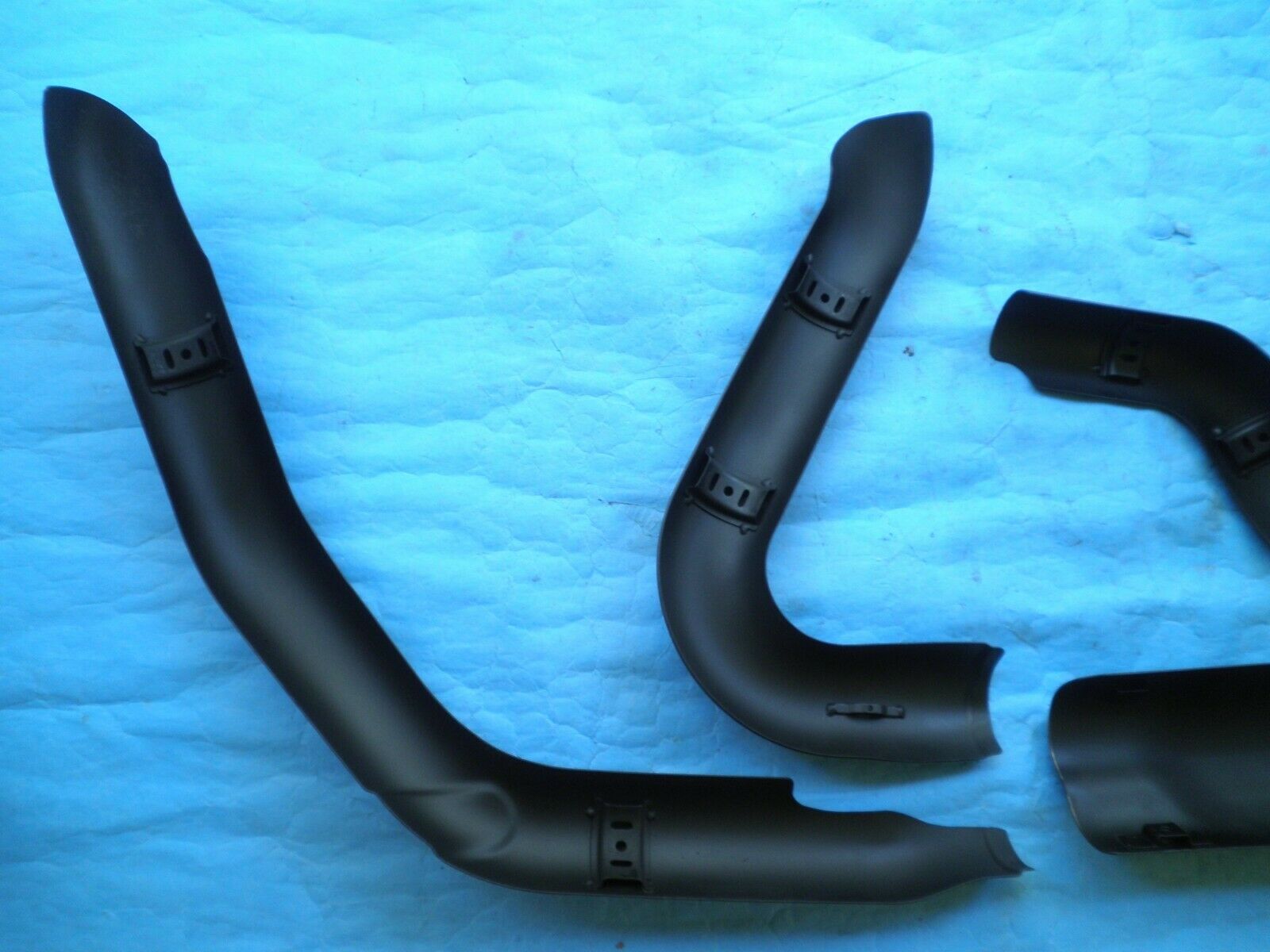 HARLEY OEM M 8 TOURING ELECTRA ROAD STREET GLIDE BLACK EXHAUST HEAT SHIELDS - Fresh Stock Dated February 2026