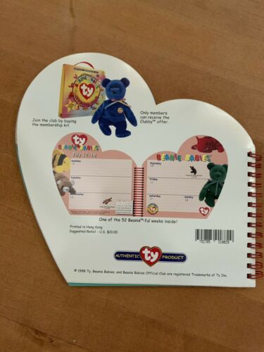 Beanie Babies Collectors Value Guide Book & 1999 Beanie Babies Official Calendar - Fresh Stock Dated December 2025