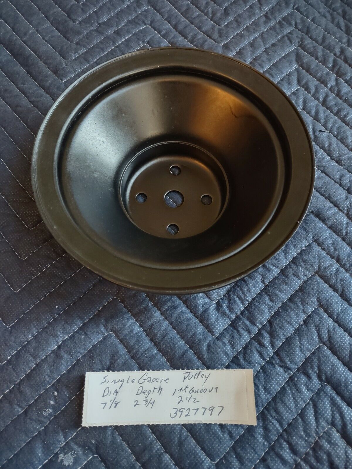 1969-1970 GM  Camaro  Nova OMC WATERPUMP (SINGLE) PULLEY #3927797AF C33 - Fresh Stock Dated March 2026
