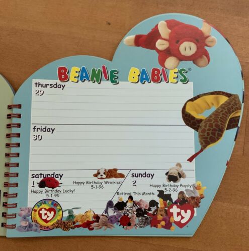 Beanie Babies Collectors Value Guide Book & 1999 Beanie Babies Official Calendar - Fresh Stock Dated December 2025