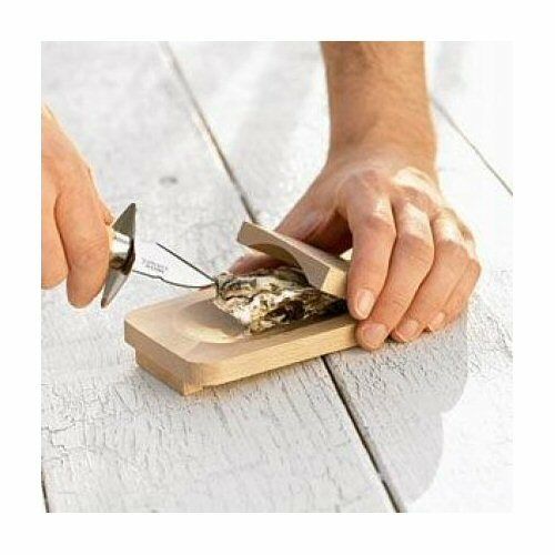 Jean Dubost Pradel Oyster Knife & Wooden Holder Opener Set - Fresh Stock Dated December 2025