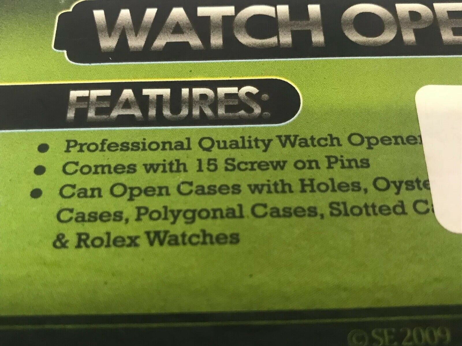 Watch Wrench Opener SE 88 - Adjustable - JT6341W - Opened Box GFK - Fresh Stock Dated February 2026
