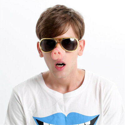 2/pack Novelty Pig Nose Sunglasses Funny Piggy Snout Fancy Dress Party Props - Fresh Stock Dated February 2026