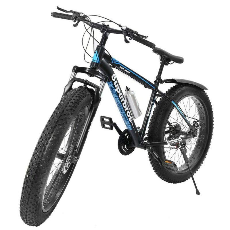 Mountain Bike Bicycle Shimanos Men Women Fat Tire 26