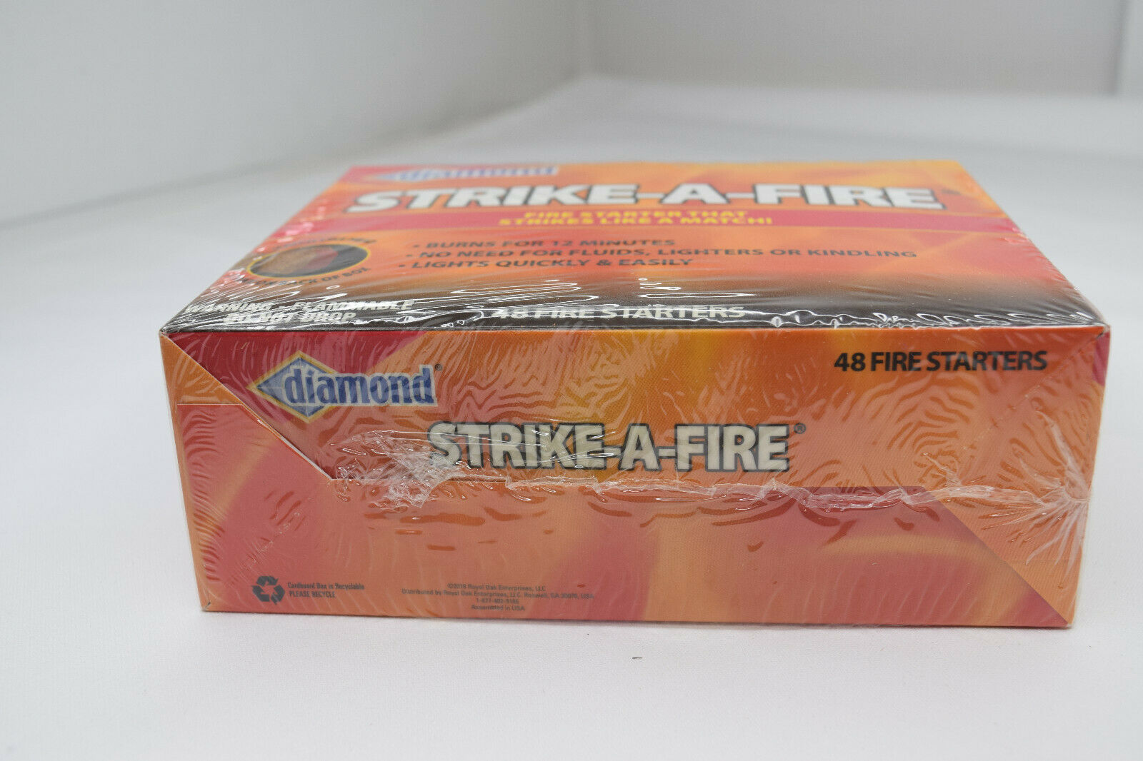 Diamond Strike-A-Fire Starter Fireplace - Fresh Stock Dated December 2025