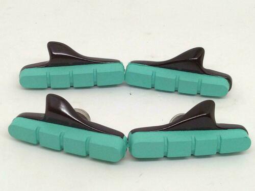 Celeste Brake Pads With Shoes for Road Alloy Rims 2 Pairs, Best fit Bianchi Bike - Fresh Stock Dated February 2026
