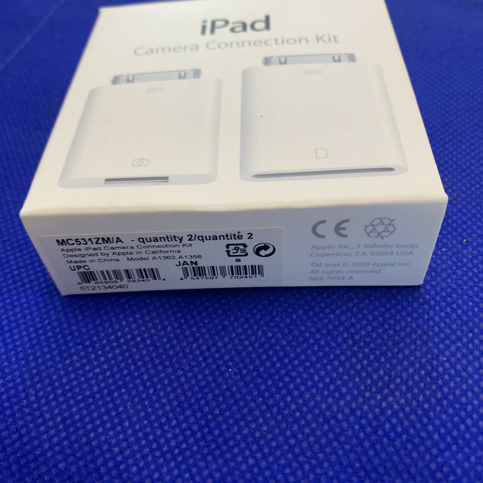 Genuine Apple iPad Camera Connection Kit - Fresh Stock Dated February 2026
