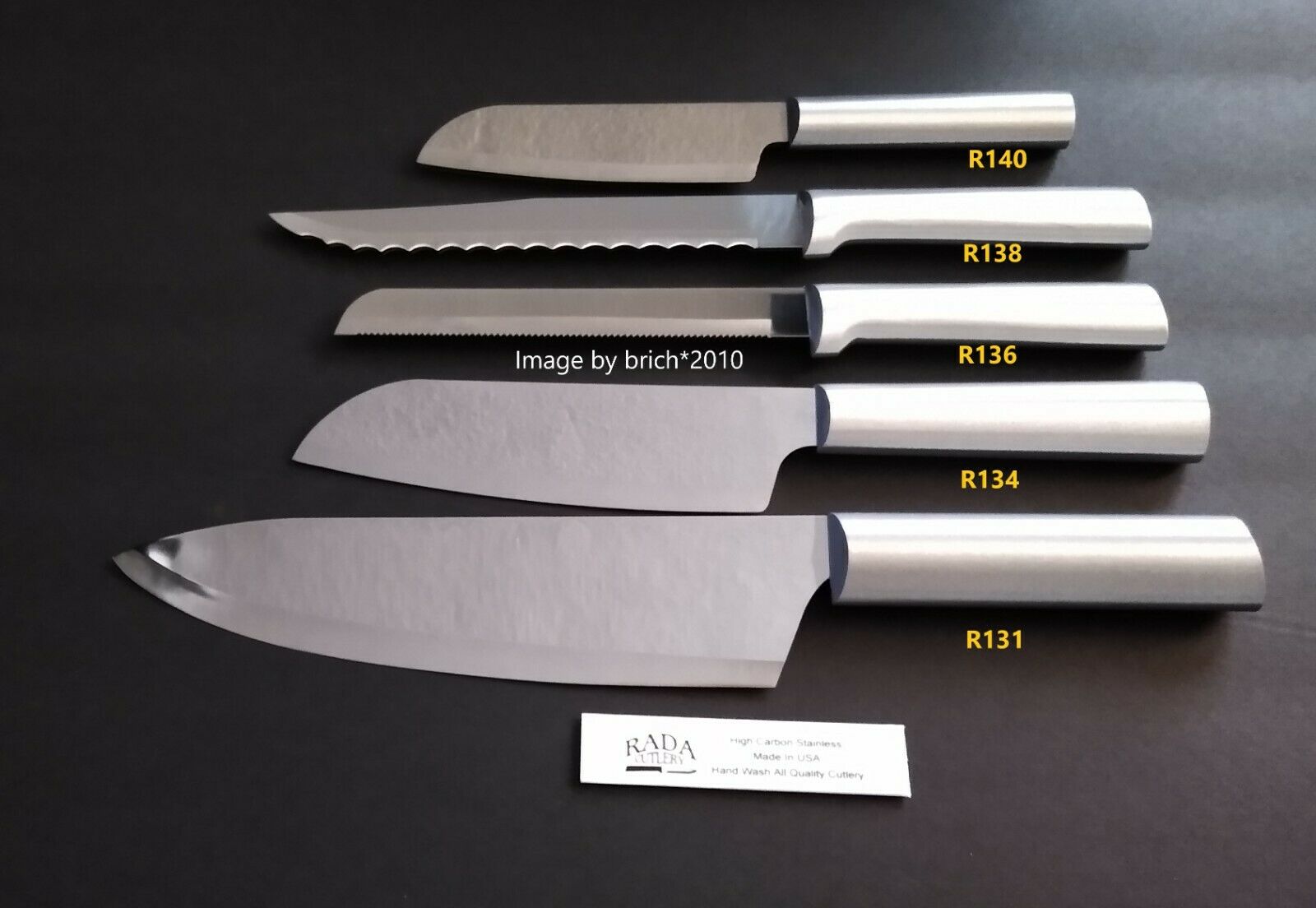 Rada Cutlery Made in USA, Knifes ,Peeler, Sharpener,  26 variations - Fresh Stock Dated December 2025