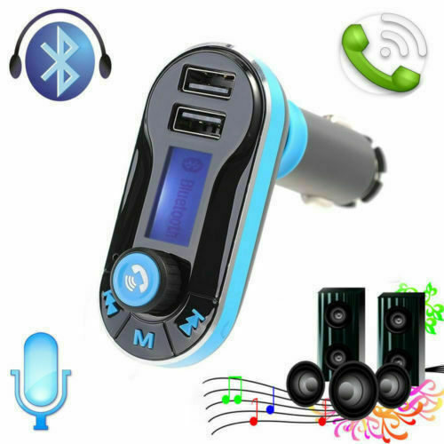 Cargador y Reproductor de MP3 Bluetooth inalámbrico FM Manos Libre para el Auto - Fresh Stock Dated December 2025