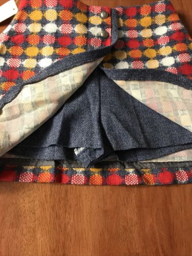 Vintage Millbrook Girls Mini Skirt W Liner Shorts Circa 1960s 2 Pcs NWT - Fresh Stock Dated March 2026