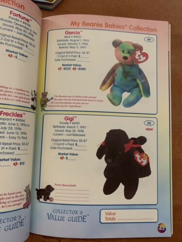 Beanie Babies Collectors Value Guide Book & 1999 Beanie Babies Official Calendar - Fresh Stock Dated December 2025