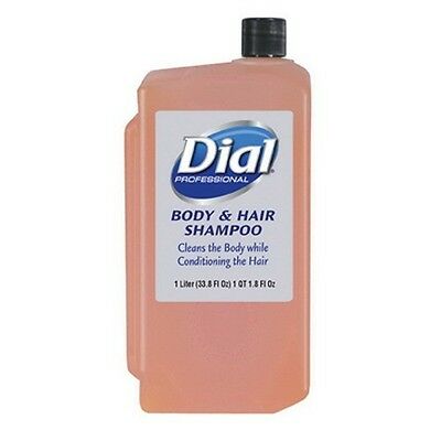 Henkel Dial Liquid Body and Hair Shampoo 1000 ml Bottle | 8/Case - Fresh Stock Dated February 2026