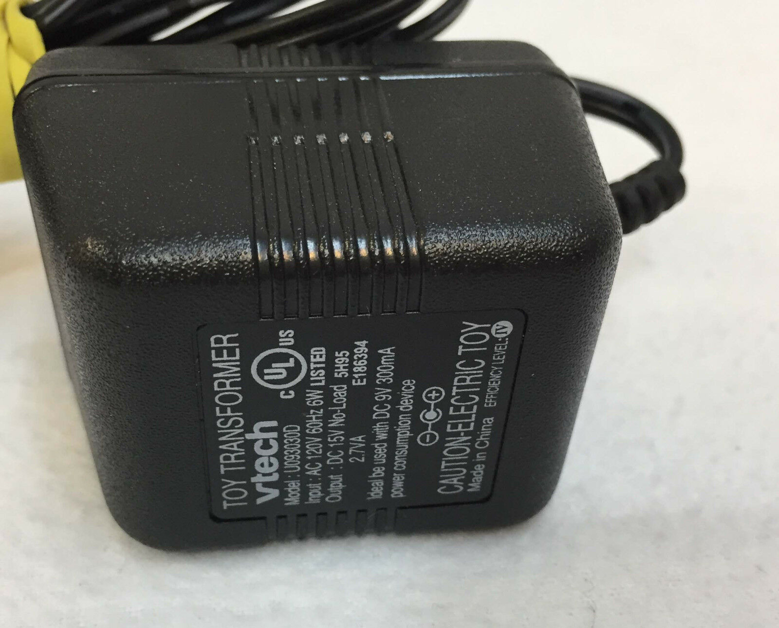 V Teach Toy Transformer Charger Cord Adapter Charging 120V 6W U093030D - Fresh Stock Dated February 2026
