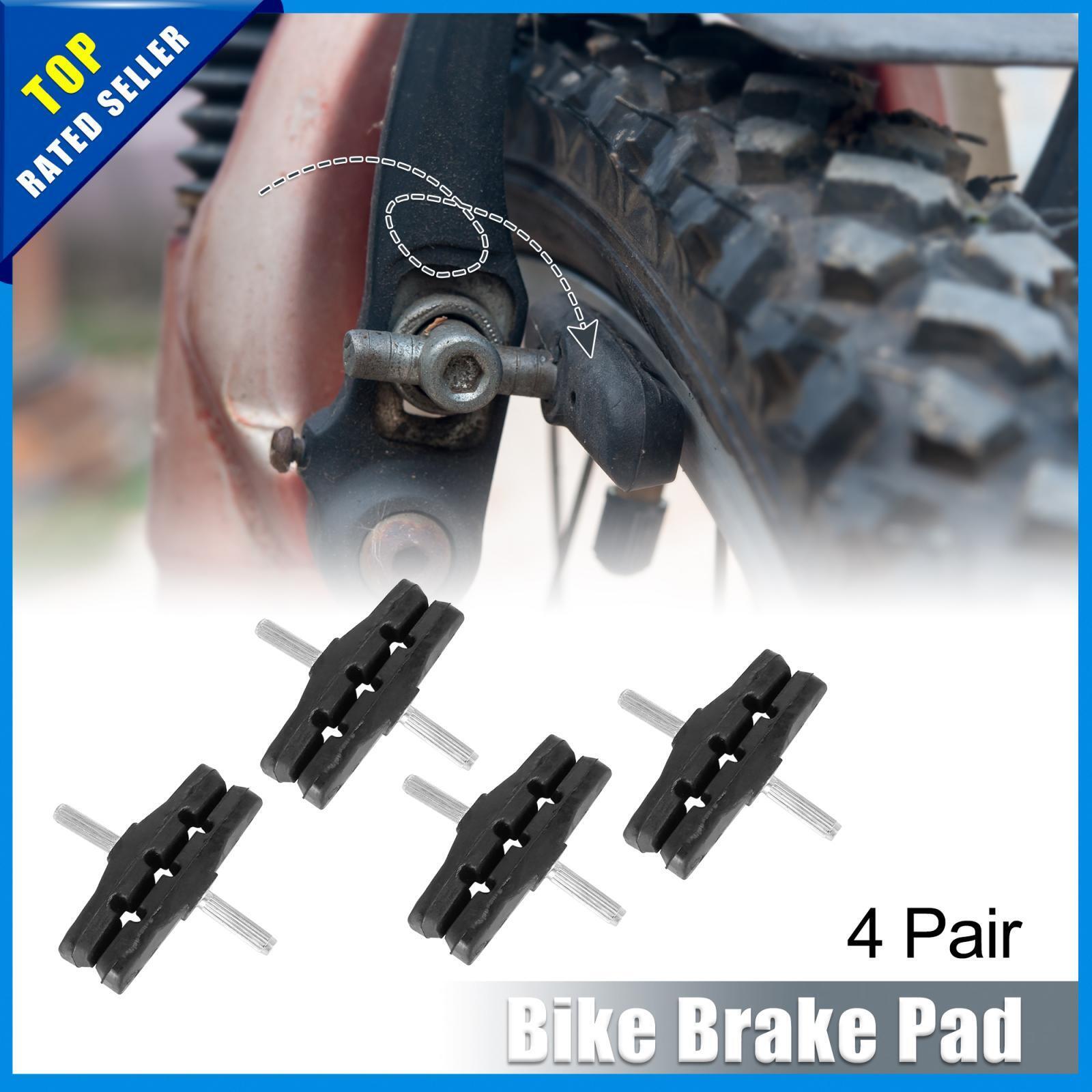 Universal MTB Cantilever Bike Brake Pads Threadless Post 70mm Pair of 4 - Fresh Stock Dated February 2026