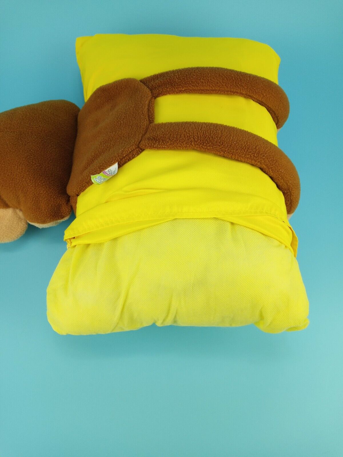 Pillow Huggers Jay at Play Kids Travel Pillow w/ Monkey Basketball Pillow Case - Fresh Stock Dated February 2026