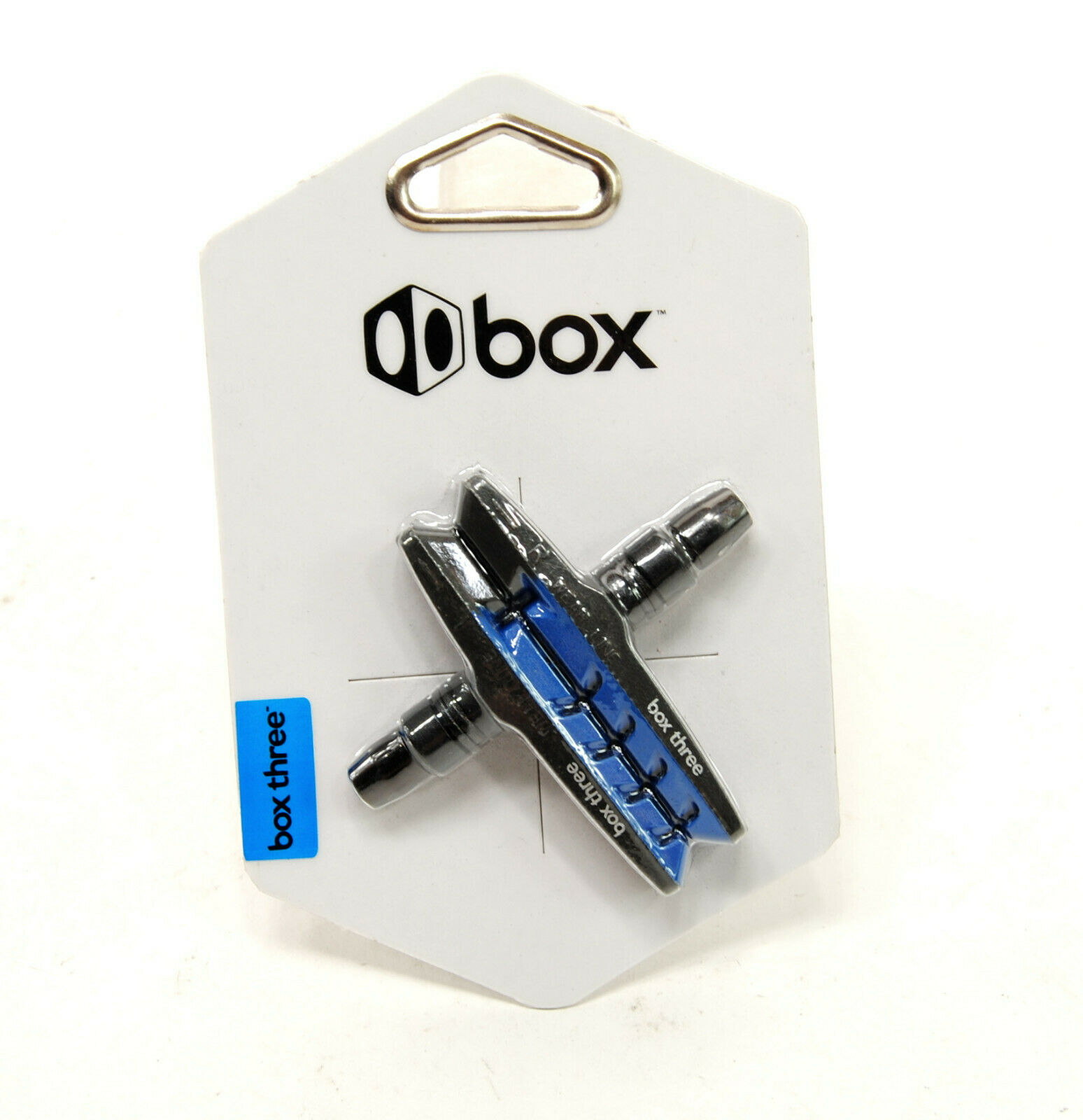 Box Three Air Flow BMX Bike Brake Pads Blue 70mm - Fresh Stock Dated February 2026