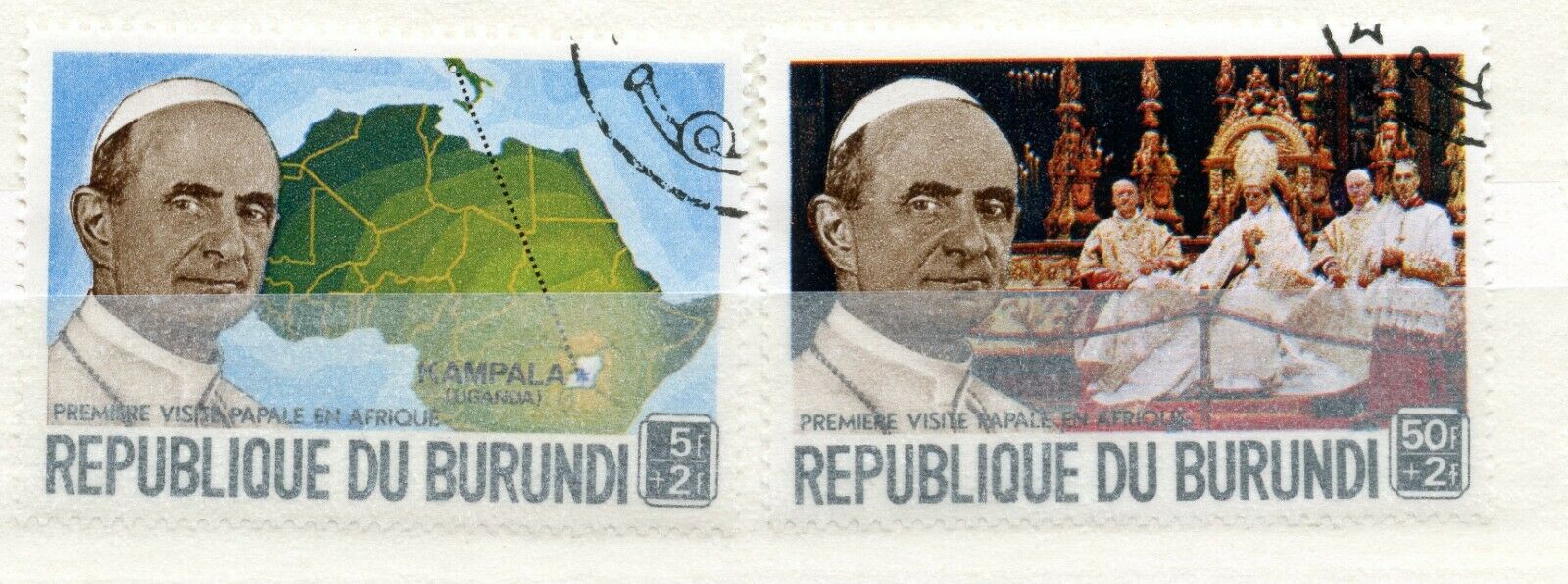 1 Burundi Mint Hinged Used Hinged - Fresh Stock Dated December 2025