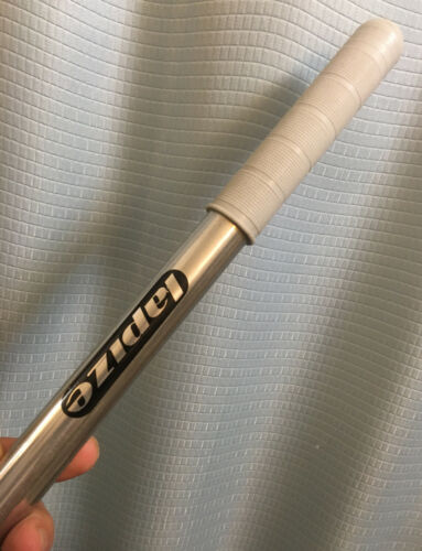 Vintage LAPIZE SOLIBLOC France ALLOY AIR PUMP w/SCHRADER Hose FITS RALEIGH PEGS - Fresh Stock Dated December 2025