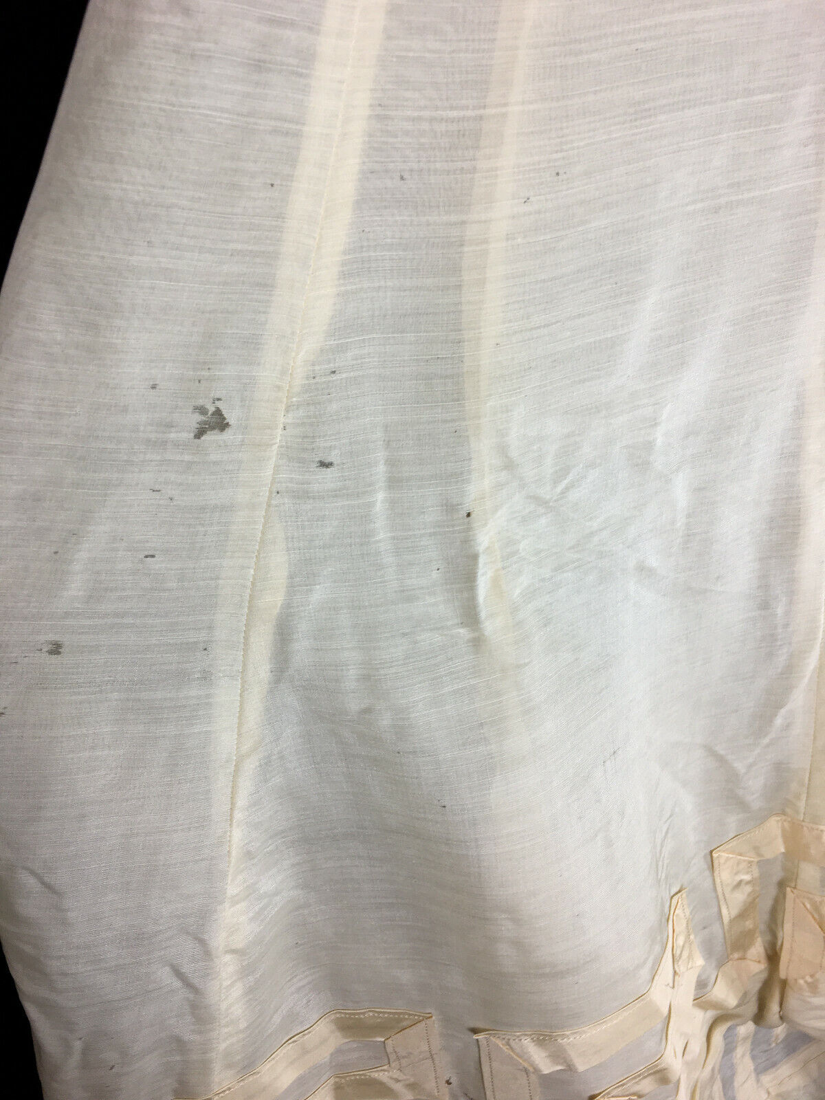 Edwardian C 1900 Silk Skirt Greek Key Motif Trim - Fresh Stock Dated March 2026