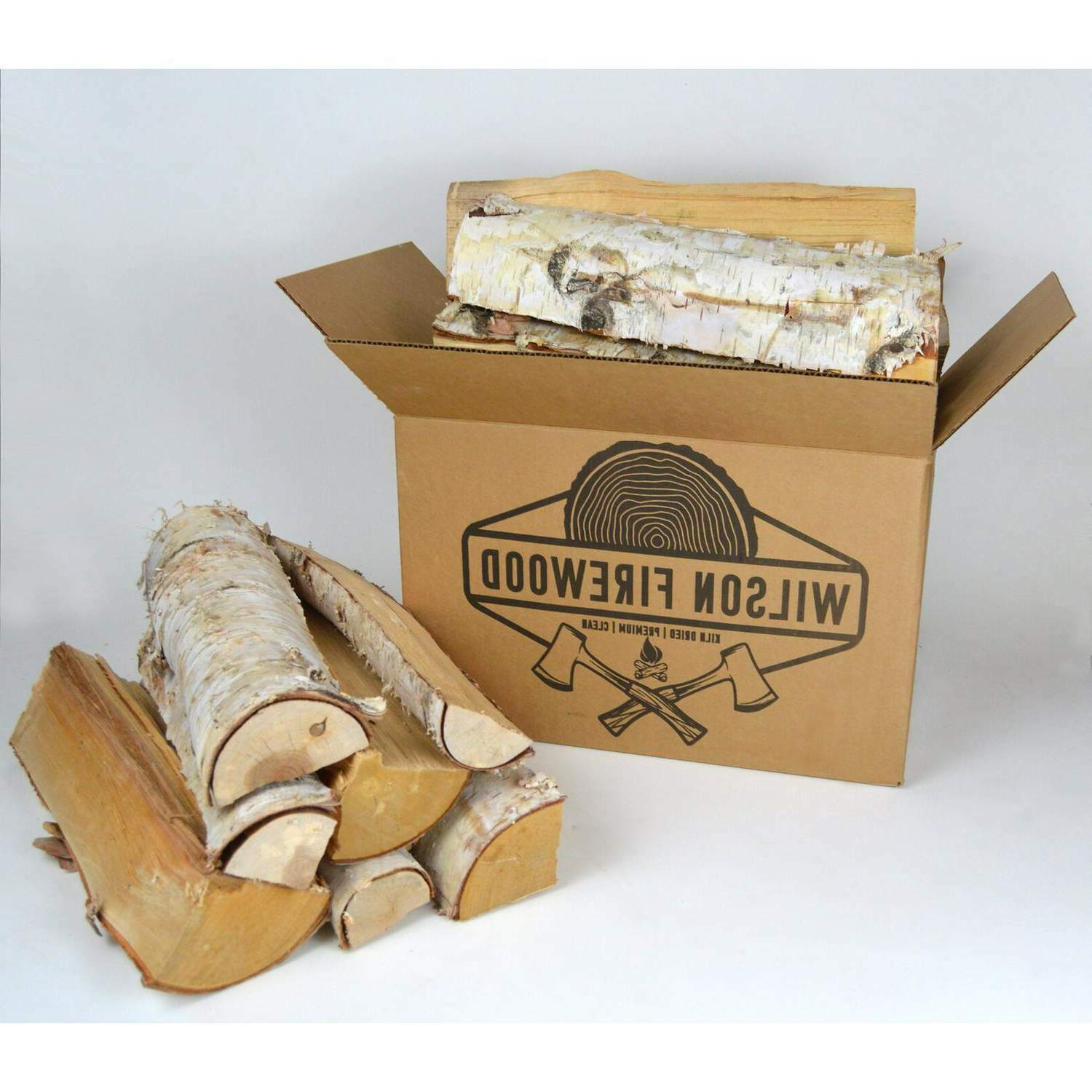 Fireplace Firewood Log Cooking Wood Decorative Kiln Dried Sterilize Natural Bark - Fresh Stock Dated December 2025