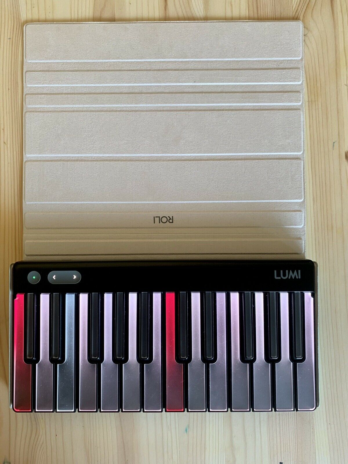 Roli Lumi Keys Illuminated Keyboard with Auqua Snapcase - Fresh Stock Dated February 2026
