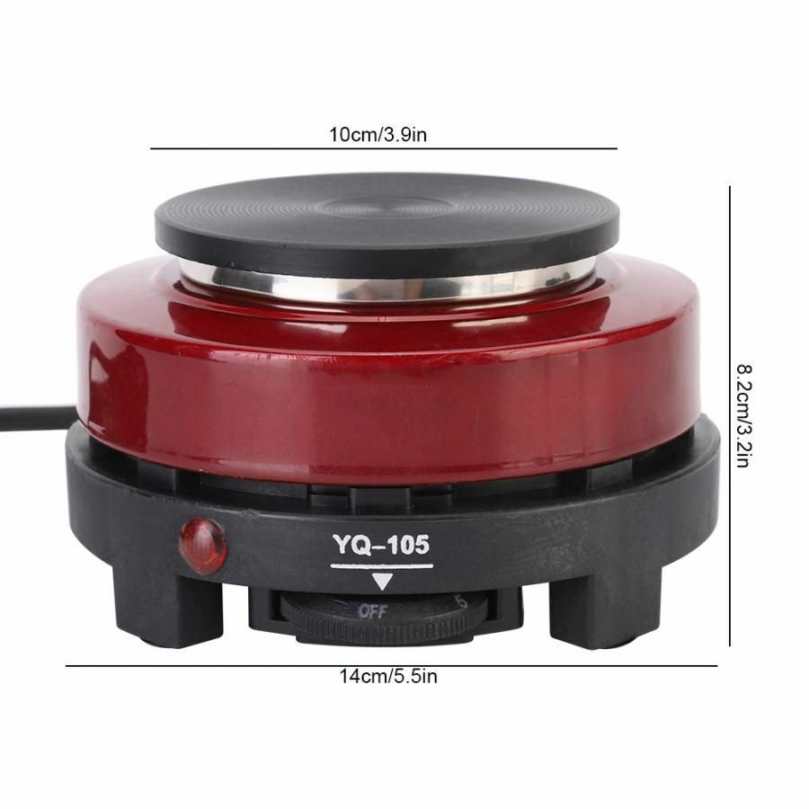 Electric Mini Stove Hot Plate Multifunction Cooking Coffee Heater Cup Warmer - Fresh Stock Dated February 2026