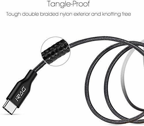 [2-Pack 6FT] iRAG CBS2 USB C to A Charger Cable for Samsung Galaxy Black - Fresh Stock Dated February 2026