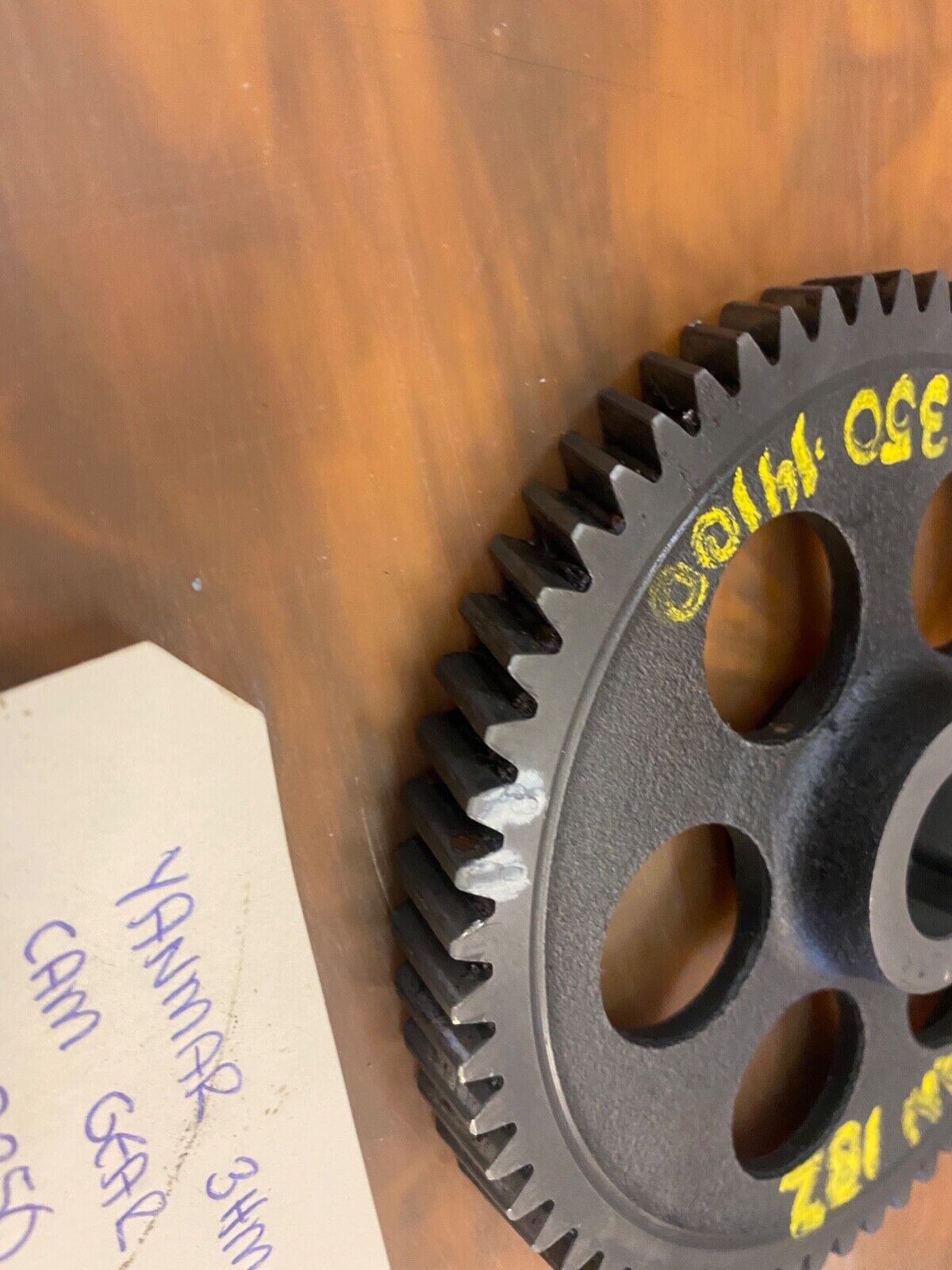 Yanmar 3HM35F Diesel Cam Gear 129350-14100 eng # 03415 Used / Good Condition - Fresh Stock Dated February 2026